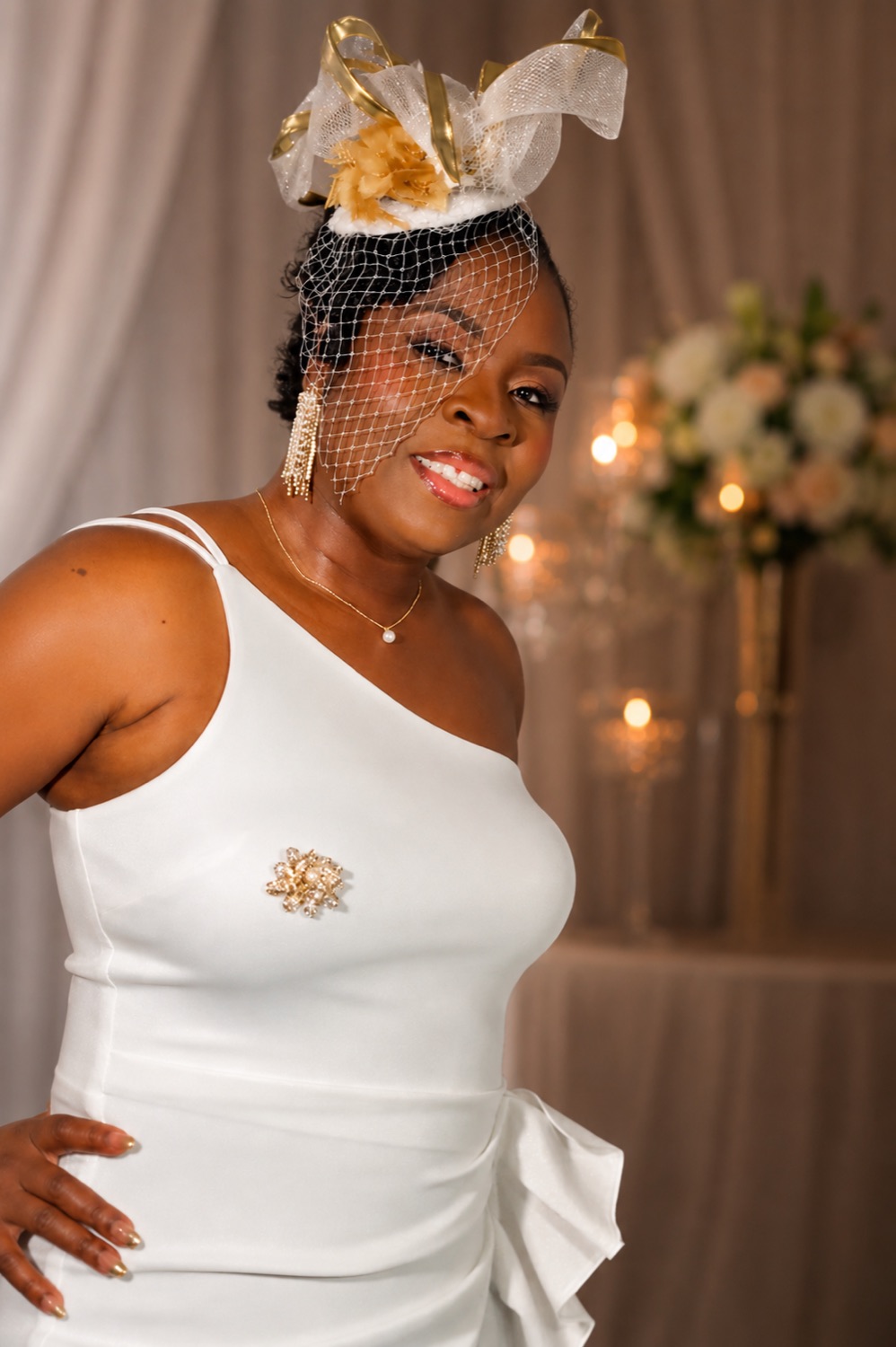 Bridal makeup look by Glam by Cella