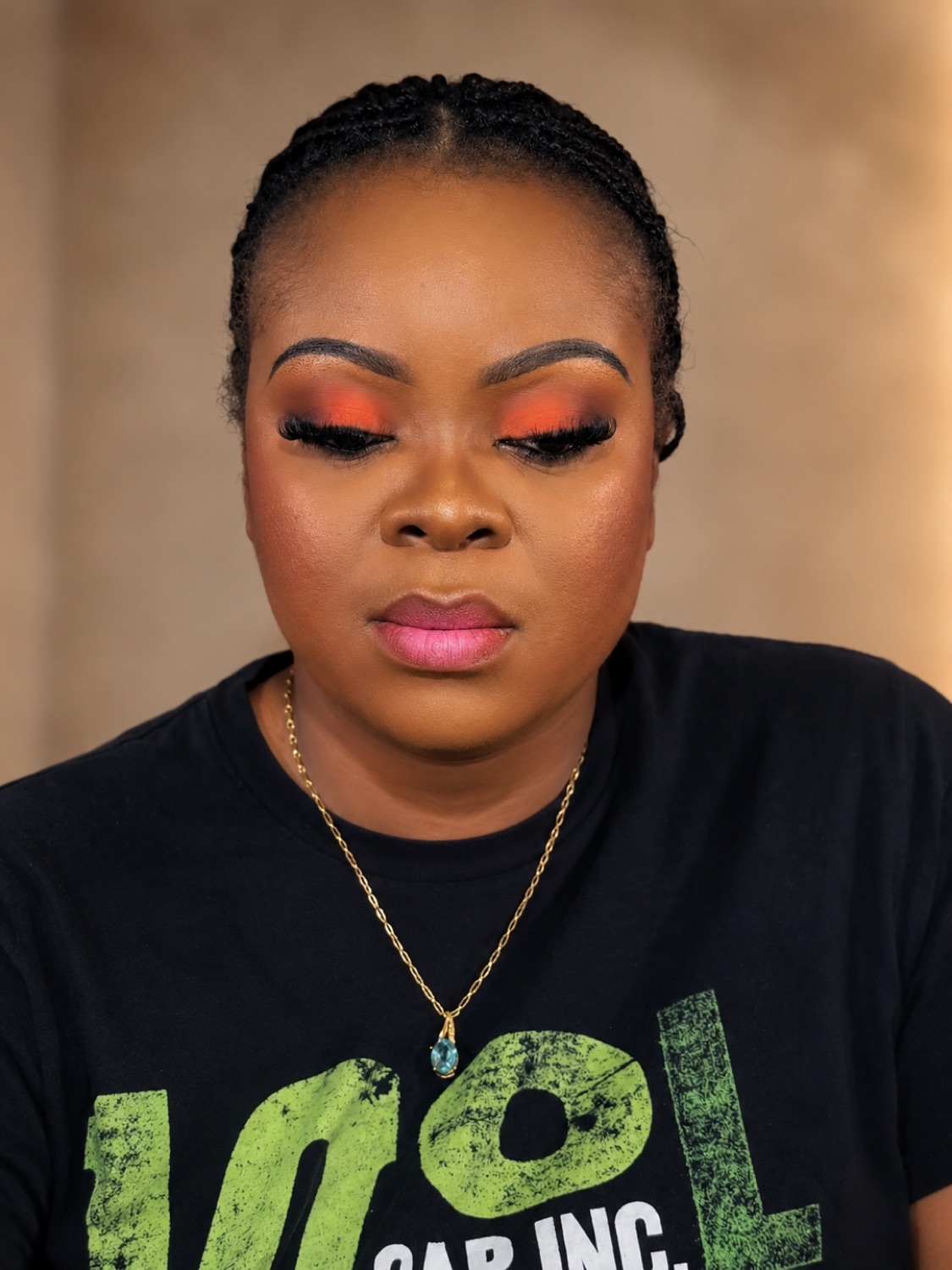 Full Glam makeup look by Glam by Cella