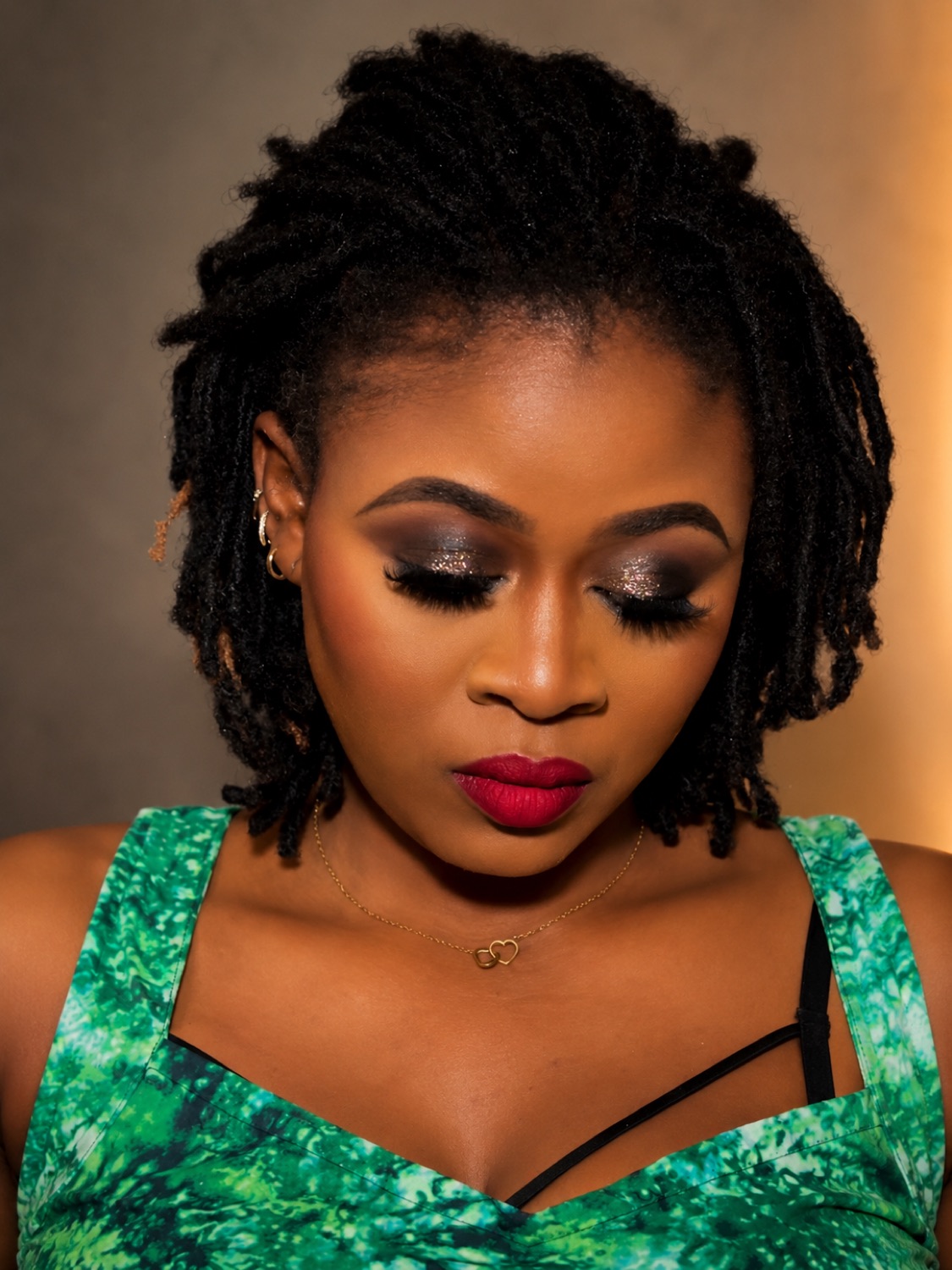 Full Glam makeup look by Glam by Cella