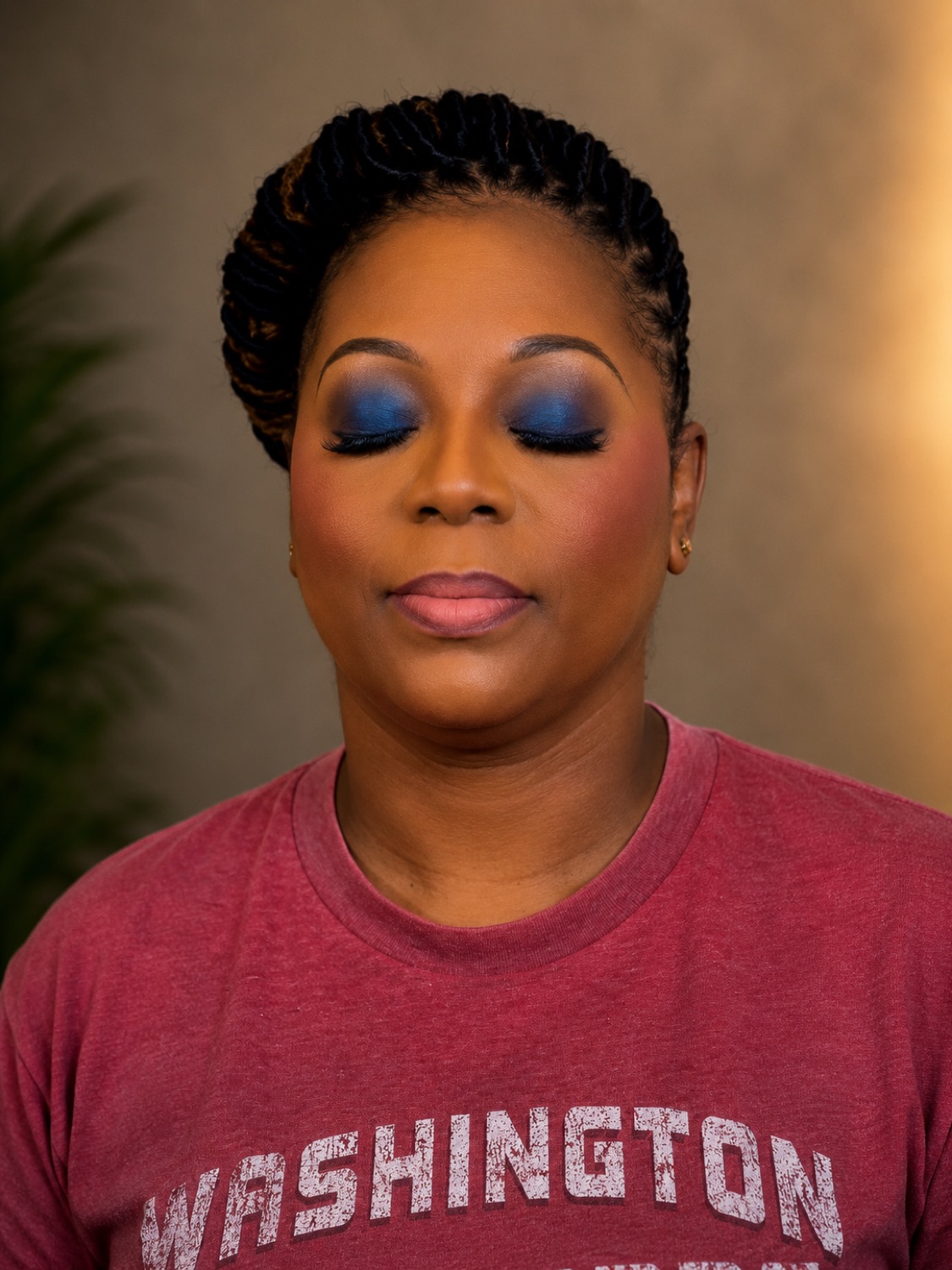 Full Glam makeup look by Glam by Cella