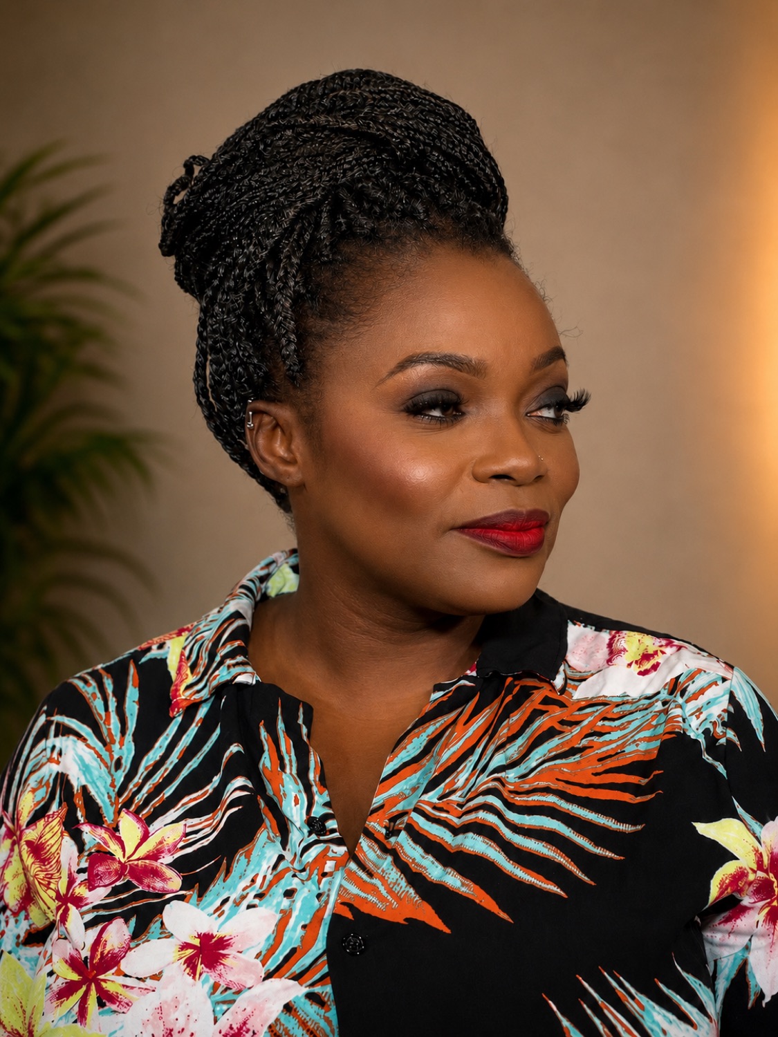 Full Glam makeup look by Glam by Cella